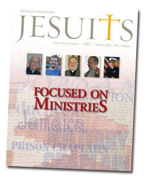 New England Jesuits Newsletter Design